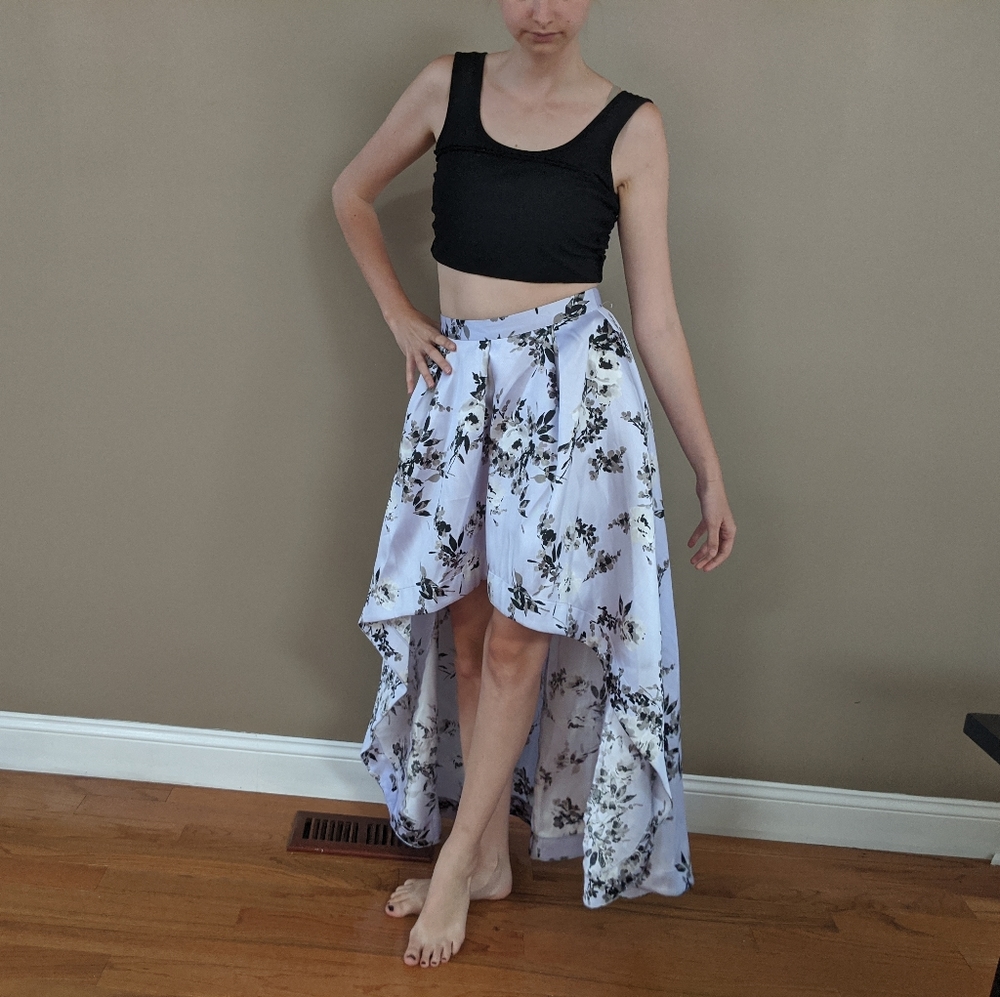 NWT Macy's Speechless Hi-Low Floral Skirt - Picture 10 of 16